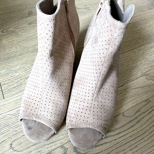 Beige Ankle Booties